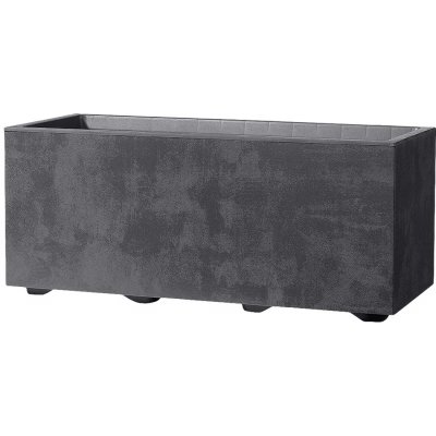 Deroma Millennium Samozavlažovací truhlík Casseta plast antracit 59 x 25 x 25 cm 9H924SZ – Zboží Dáma