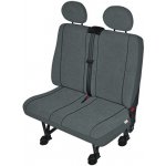 Autopotah HP Autozubehör 22417 Potah na dvě sedadla 4dílná polyester šedá dvojité sedadlo