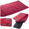 Pikniková deka Verk Pikniková deka 150 x 200 cm károvaná červená