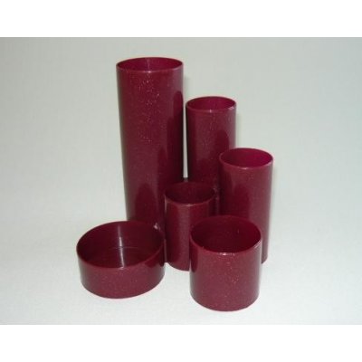 PLASTY-KO Stojánek na tužky - vínový flitr – Hledejceny.cz