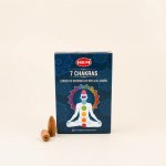 Hem vonné kužely tekoucí dým 7 Chakras Jumbo 20 ks – Hledejceny.cz