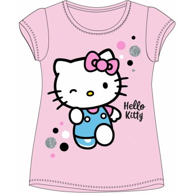 Hello Kitty licence dívčí tričko světle růžová – Zboží Dáma