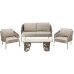 Garden Line Zahradní sestava Aden pro 4 osoby béžová – Hledejceny.cz