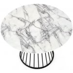 Halmar Brodway bílý mramor/černá – Zboží Dáma