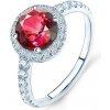 Prsteny Savicki zásnubní prsten This is Love bílé zlato rubín diamanty TIL 1 R B