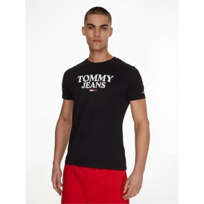 Tommy Jeans pánské černé tričko BDS