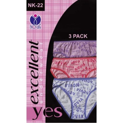 NK-22 dívčí kalhotky s potiskem (3 pack) NK-22