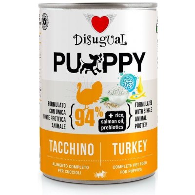 Disugual Dog Mono Puppy Turkey 400 g – Zboží Mobilmania