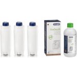 DeLonghi DLS C002 vodní filtr 3 ks + EcoDecalk 500 ml – Hledejceny.cz