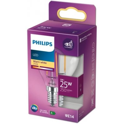 Philips LED classic 2W 25W P45 E14 WW CL ND RFSRT4 – Hledejceny.cz