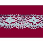 Bavlněná paličkovaná krajka 2048/50mm bílá/5m – Zboží Dáma