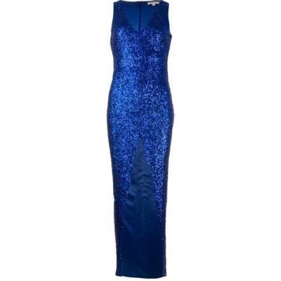 Glamorous šaty Womens Sequin Dress Blue – Zbozi.Blesk.cz