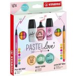 STABILO Psací sada Boss Mini Pastellove 18 různých barev 77/5-8-5 – Hledejceny.cz
