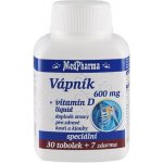 MedPharma Vápník 600 mg + vitamin D 67 tobolek – Hledejceny.cz
