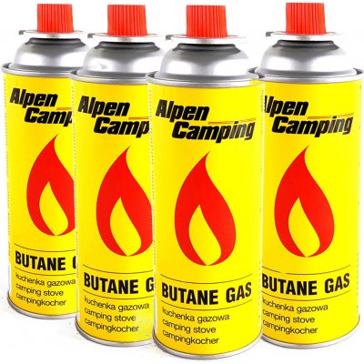 Alpen Camping Butan 4x 400 ml – Zboží Mobilmania