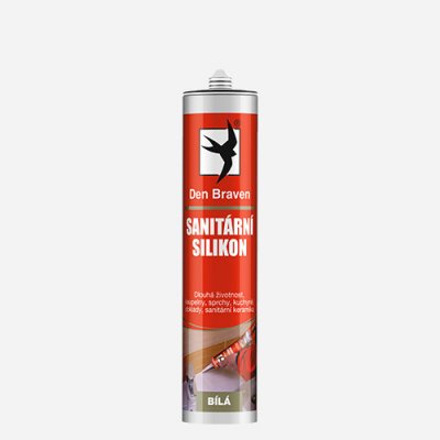 Den Braven Sanitární silikon 280ml manhattan – Zboží Mobilmania