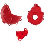 POLISPORT sada krytu alternátoru, spojky a vodního čerpadla GAS GAS EC 250F 21-23; EC 350F 21-23 barva červená | Zboží Auto