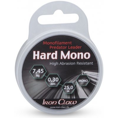 Saenger Iron Claw Hard Mono 25 m 0,5 mm – Hledejceny.cz