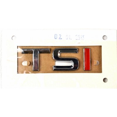 Zadní nápis TSI original - červené I 5JA853687C JZQ – Sleviste.cz