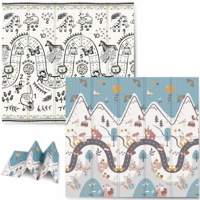 Výuková skládací pěnová podložka 200 x 180 x 1 cm Nukido NK-340 734000 – Hledejceny.cz