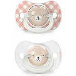 Suavinex Šidítko fyziologické Den & Noc silikon Wild & Free 2 ks růžová – Zbozi.Blesk.cz