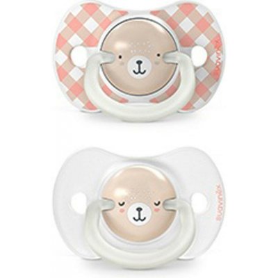 Suavinex Šidítko fyziologické Den & Noc silikon Wild & Free 2 ks růžová – Zbozi.Blesk.cz