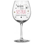 Nekupto DÁRKOVÉ CENTRUM SESTRA sklenka na víno NVI 440 ml – Hledejceny.cz