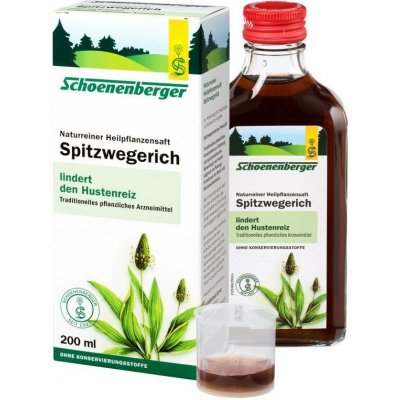 Schoenenberger BIO Čerstvá rostlinná šťáva Jitrocel 200 ml – Hledejceny.cz