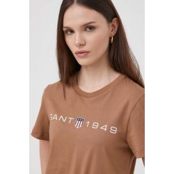 Gant Bavlněné tričko 4200753 hnědá