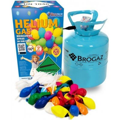 Helium do balónků 20 5l balónků Brogaz – Zbozi.Blesk.cz