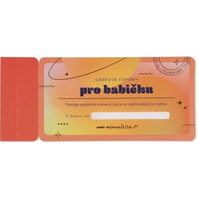 Albi Dárkové kupony - pro babičku – Sleviste.cz