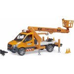 Bruder 2679 Pracovní plošina MB Sprinter se světelným + zvukovým modulem – Zboží Dáma