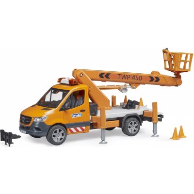 Bruder 2679 Pracovní plošina MB Sprinter se světelným + zvukovým modulem – Zboží Dáma