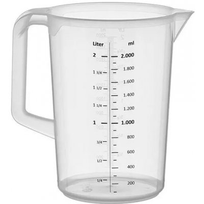 APS Odměrka, obsah: 2,00 litru, výška: 205 mm, průměr: 155 mm – Zboží Dáma