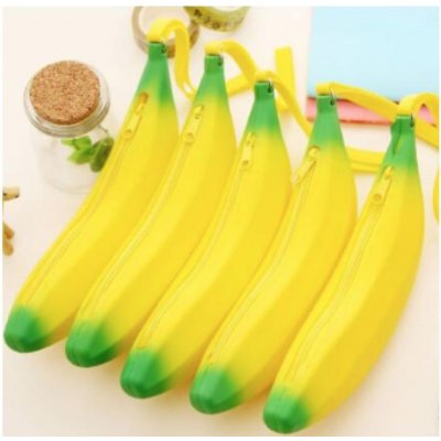 Kraftika Silikonové pouzdro banán – Zboží Mobilmania
