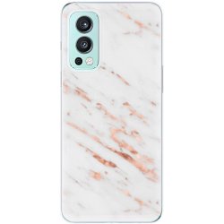 Pouzdro iSaprio - Rose Gold Marble - OnePlus Nord 2 5G