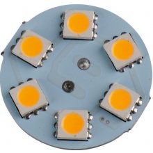CBEST Carbest LED žárovka G4, 1,5 W, 120 lumenů, 6 teplých bílých SMD