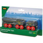 Brio 33697 Rychlý šedý vlak s vagonem – Zbozi.Blesk.cz