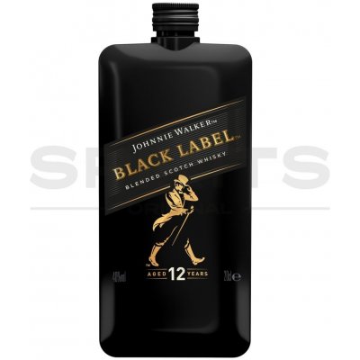 Johnnie Walker Black Label Travel bottle 40% 0,2 l (holá láhev) – Hledejceny.cz