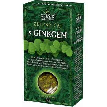 Grešík Zelený čaj s ginkgem syp. 70 g