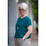 Tričko do gumy Violeta bílá – Sleviste.cz