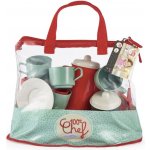 Écoiffier 2640-Z jídelní souprava s doplňky zeleno-červená – Zboží Dáma