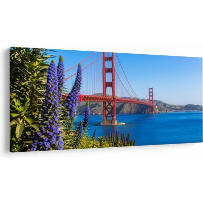 Obraz - Golden Gate Bridge, San Francisco, jednodílný 250x125 cm – Hledejceny.cz