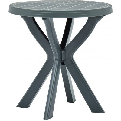 OMAXI 859804 Bistro stolek zelený Ø 70 cm plast – Hledejceny.cz