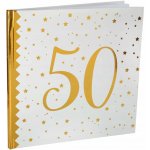 Kniha hostů Santex 50. Narozeniny 24 x 24 cm, 20 listů – Hledejceny.cz