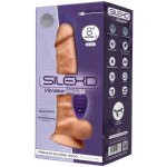 SilexD Model 1 Vibrating Premium Silicone Dual Density Dildo 8" Flesh – Zboží Mobilmania