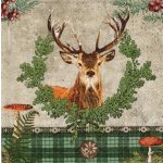 ubrousek 33x33 cm jelen – Zboží Mobilmania