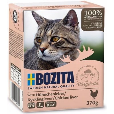 Bozita cat chunks in jelly with chicken liver 370 g