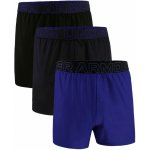 Under Armour Performance Tech Mesh 6in Boxerjock 3P black/grey/blue – Zboží Mobilmania