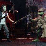 Neca Želvy Ninja 1990 Casey Jones a Raphael in Disguise 18 cm – Hledejceny.cz